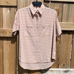 Madewell gingham courier shirt